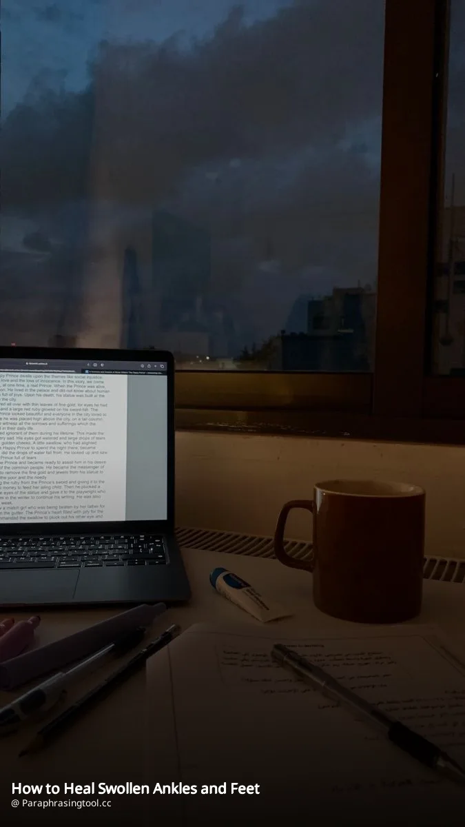 How to Heal Swollen Ankles and Feet