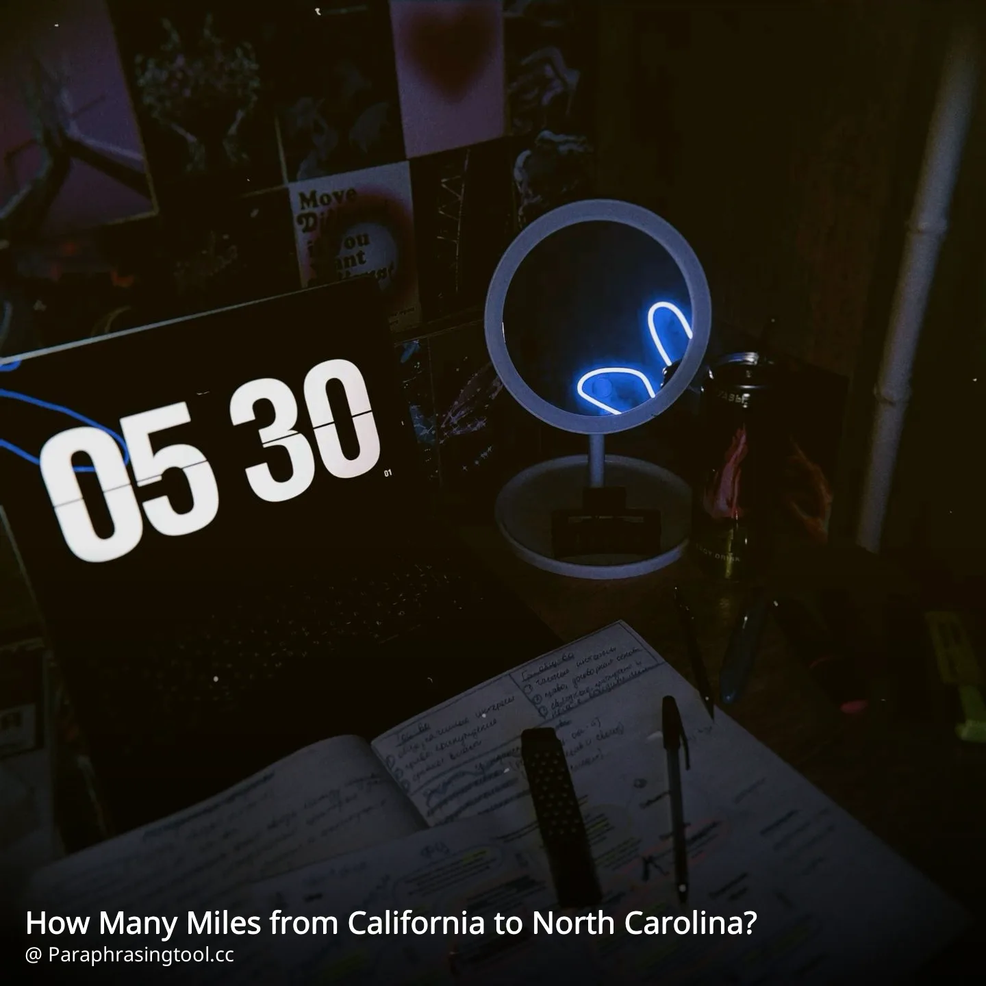 How Many Miles from California to North Carolina?