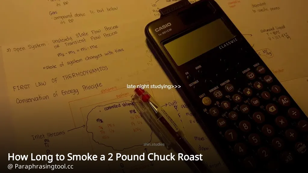 How Long to Smoke a 2 Pound Chuck Roast