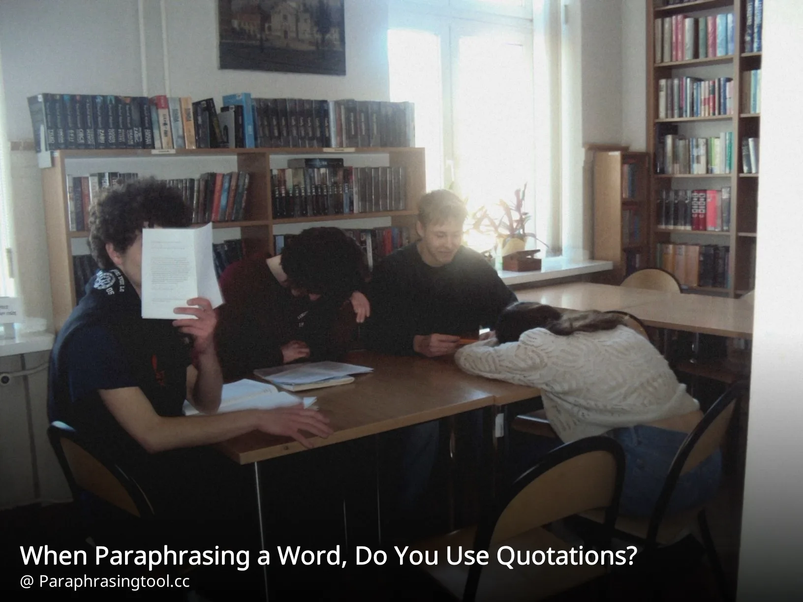 When Paraphrasing a Word, Do You Use Quotations?