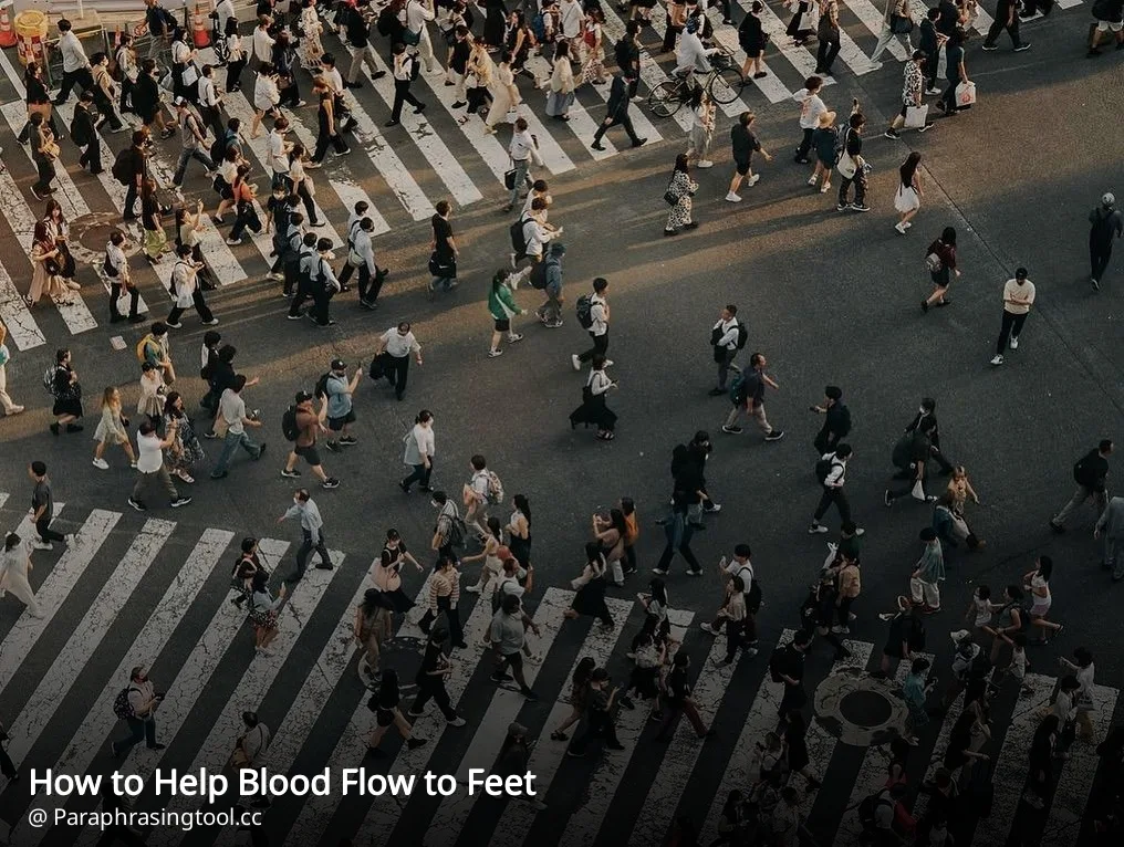 How to Help Blood Flow to Feet