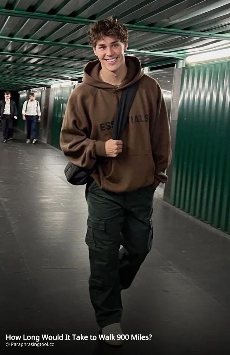 How Long Would It Take to Walk 900 Miles?