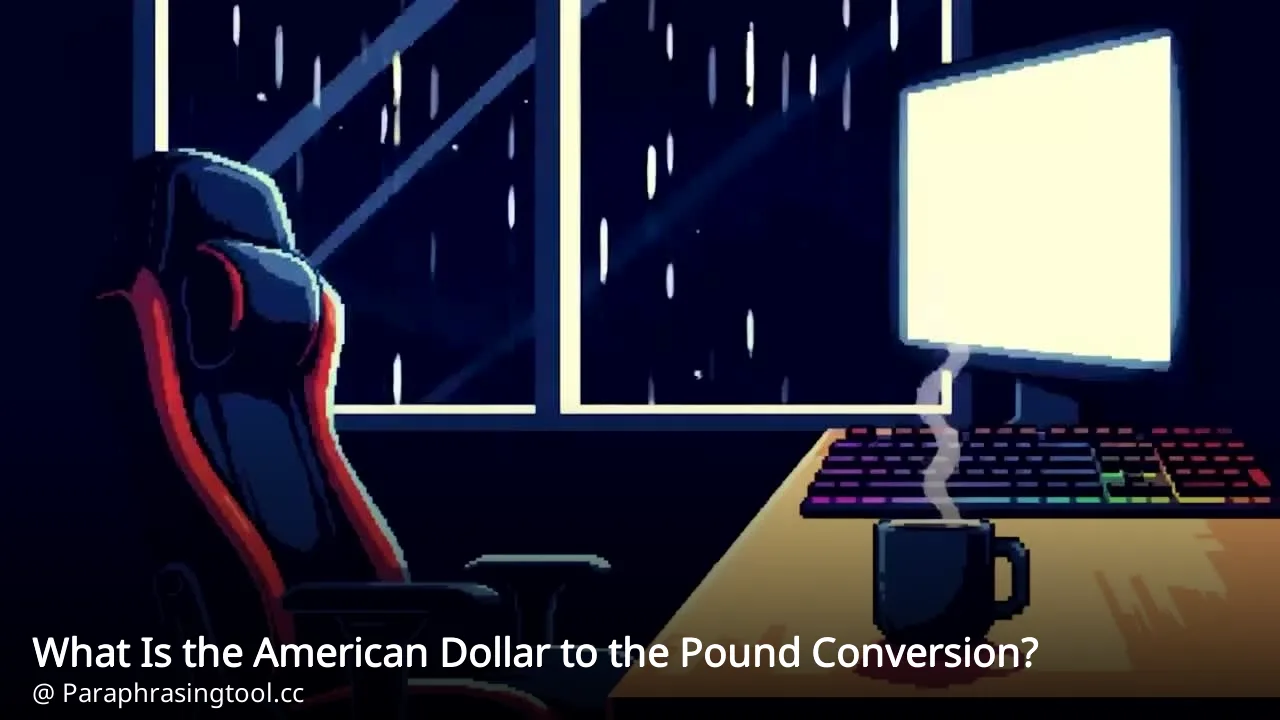 What Is the American Dollar to the Pound Conversion?