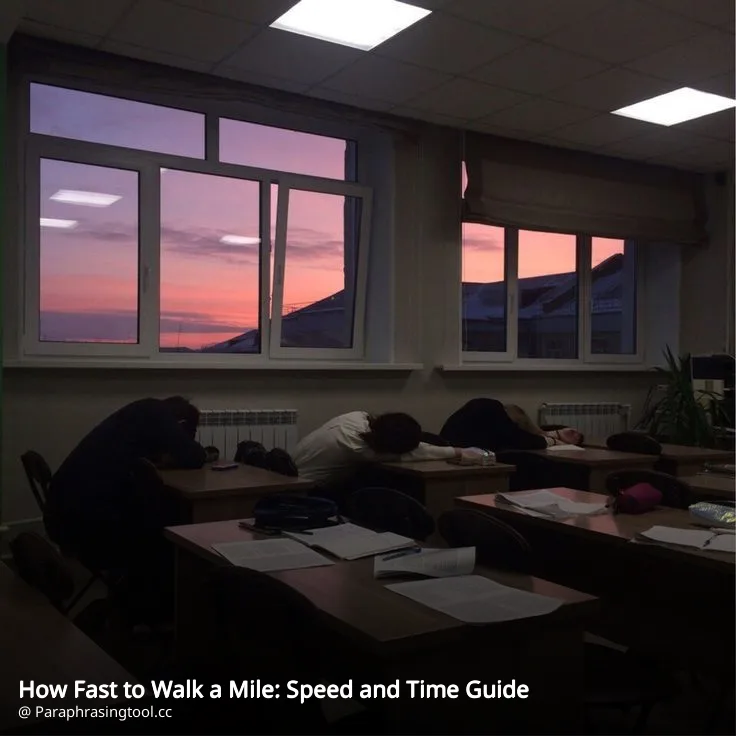 How Fast to Walk a Mile: Speed and Time Guide