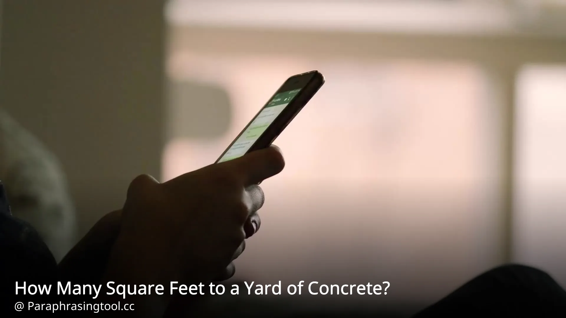 How Many Square Feet to a Yard of Concrete?