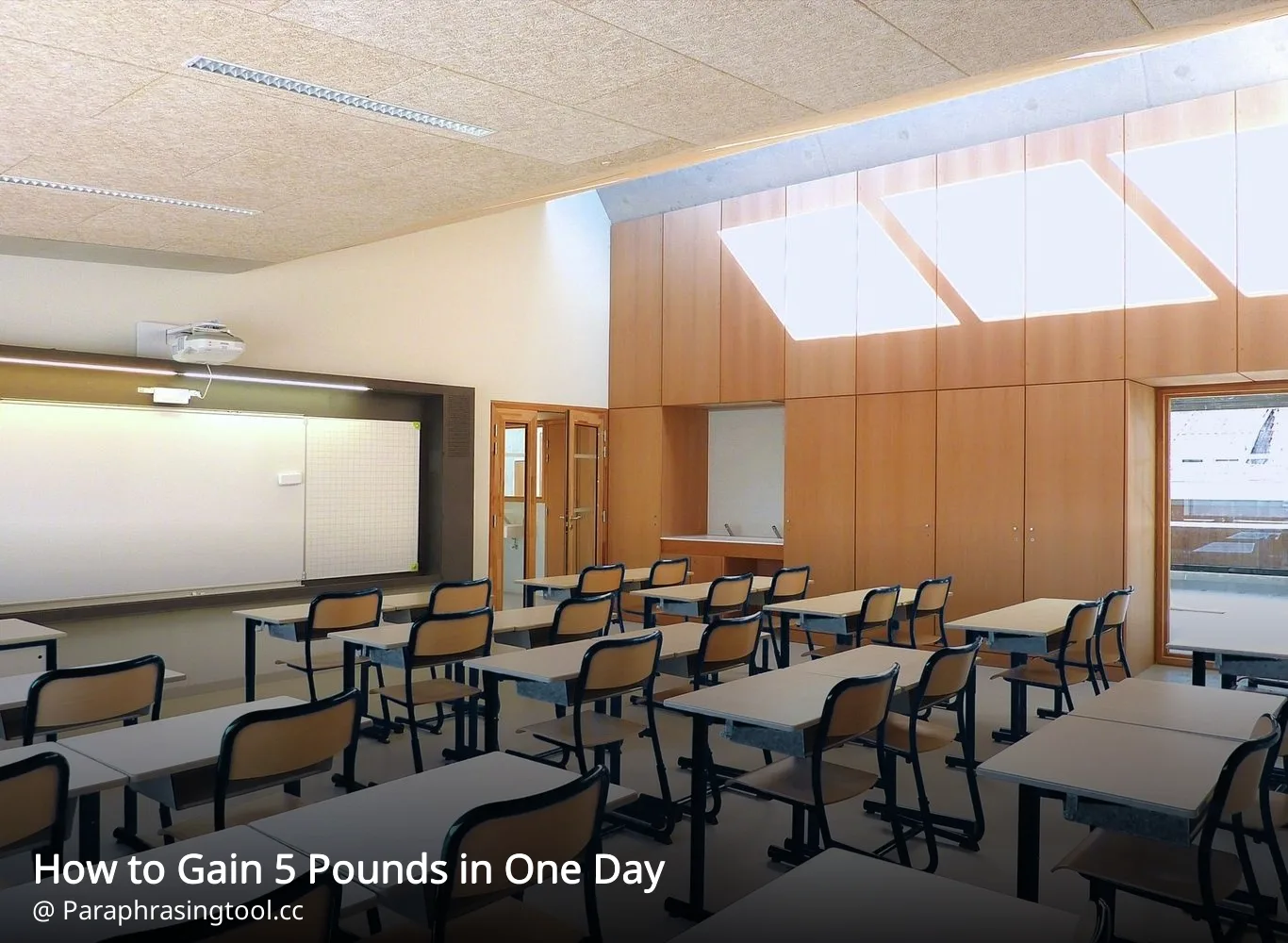 How to Gain 5 Pounds in One Day