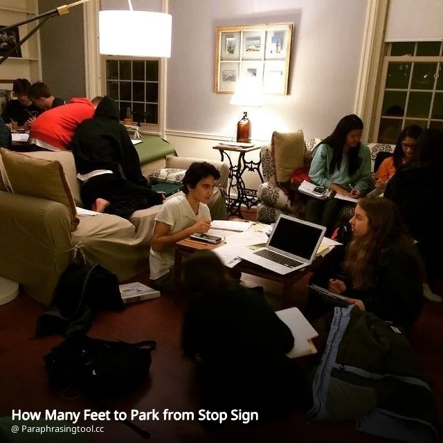 How Many Feet to Park from Stop Sign
