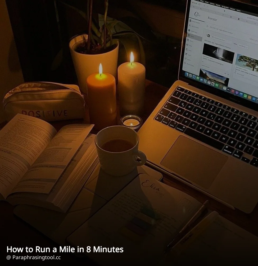 How to Run a Mile in 8 Minutes