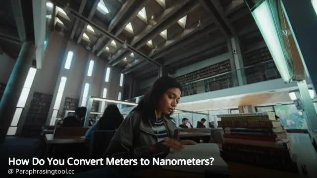 How Do You Convert Meters to Nanometers?
