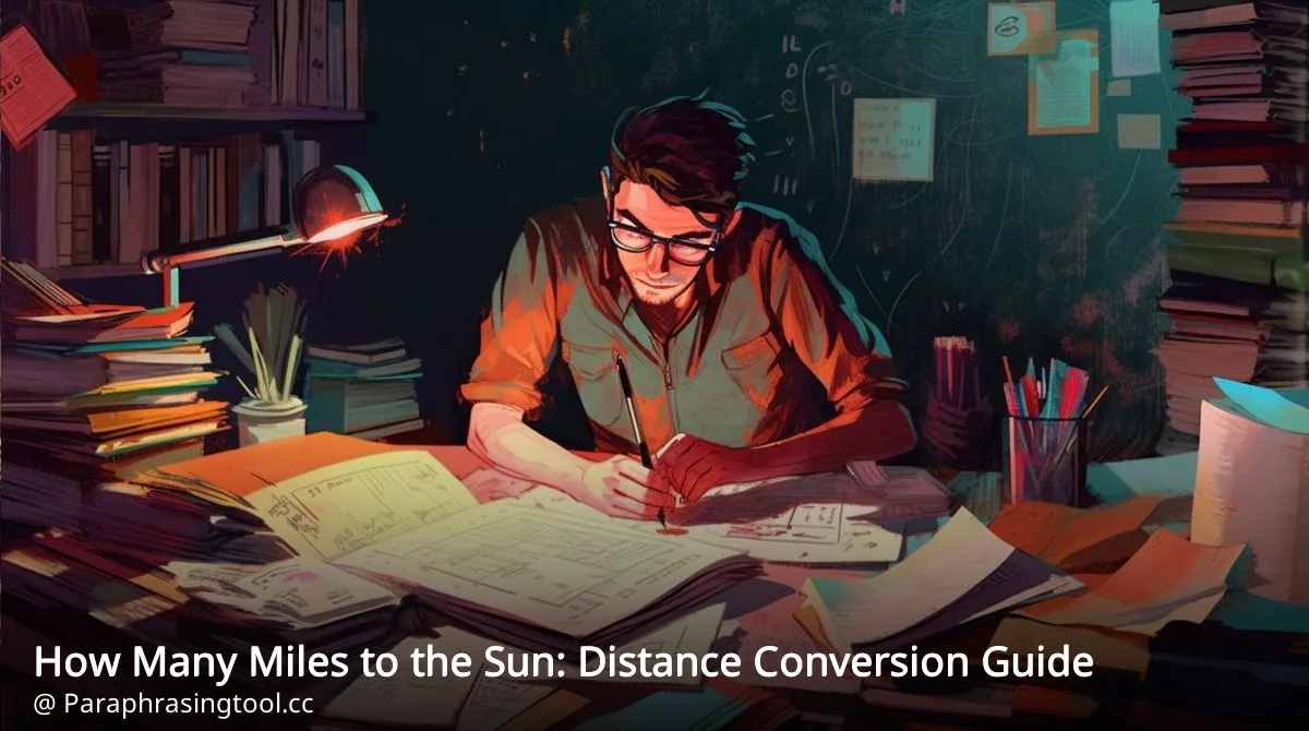 How Many Miles to the Sun: Distance Conversion Guide
