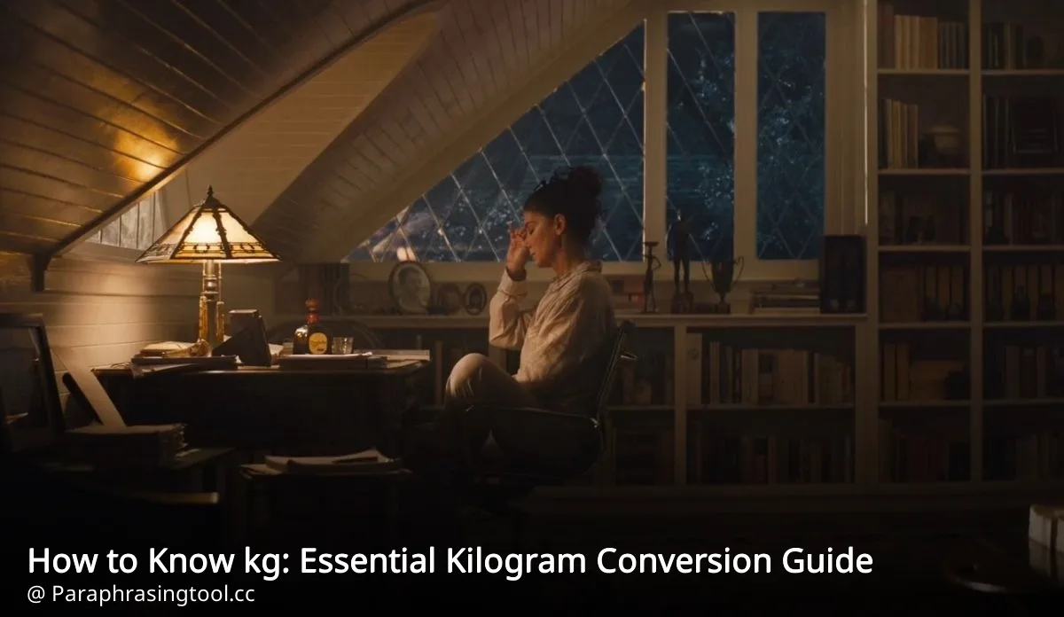 How to Know kg: Essential Kilogram Conversion Guide