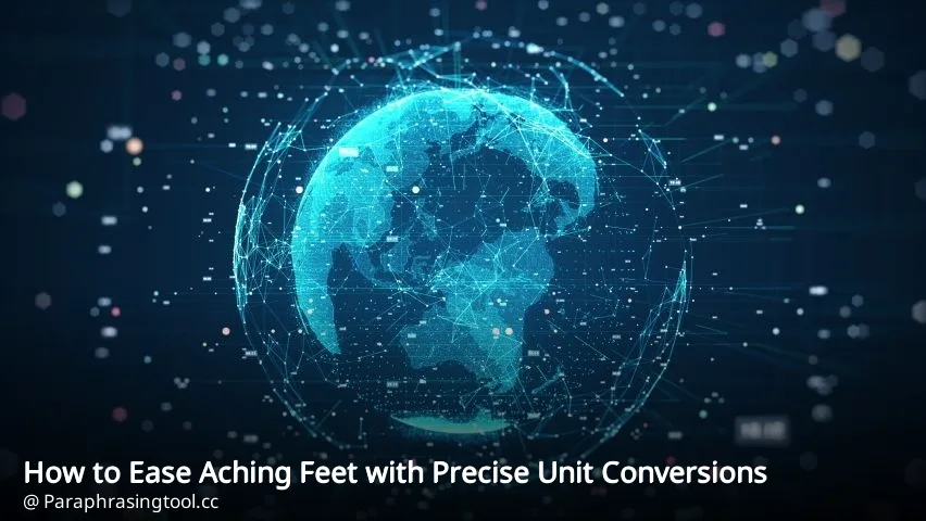 How to Ease Aching Feet with Precise Unit Conversions