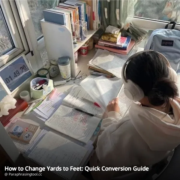 How to Change Yards to Feet: Quick Conversion Guide