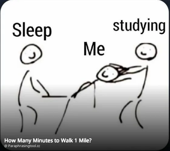 How Many Minutes to Walk 1 Mile?