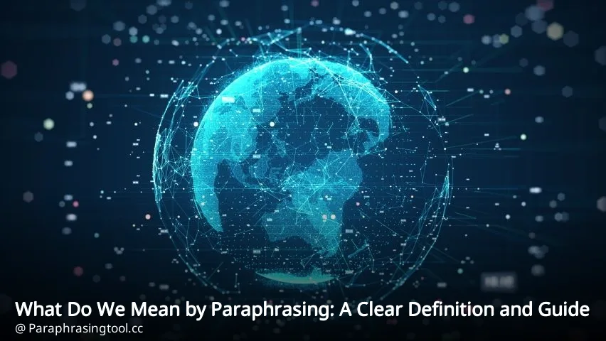 What Do We Mean by Paraphrasing: A Clear Definition and Guide