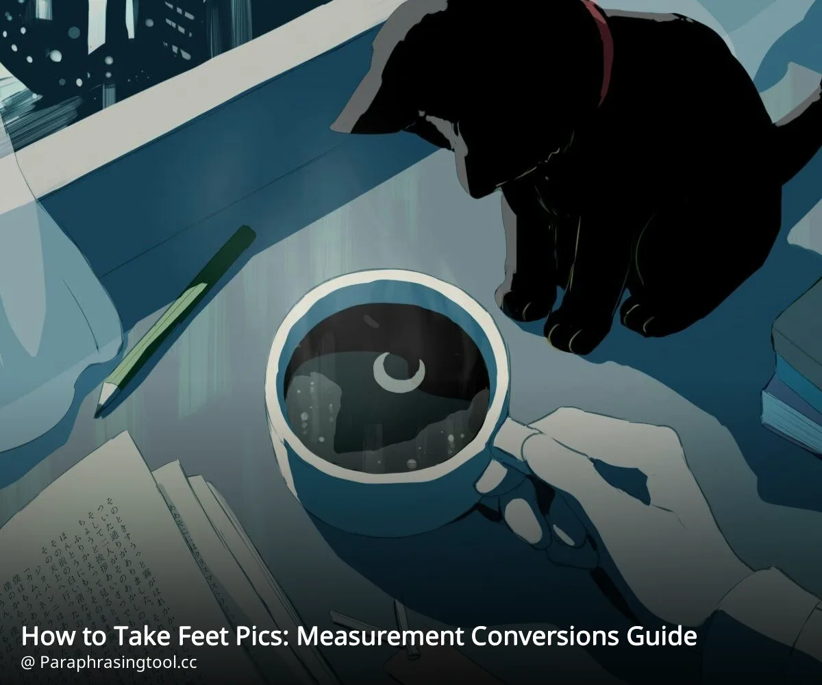 How to Take Feet Pics: Measurement Conversions Guide