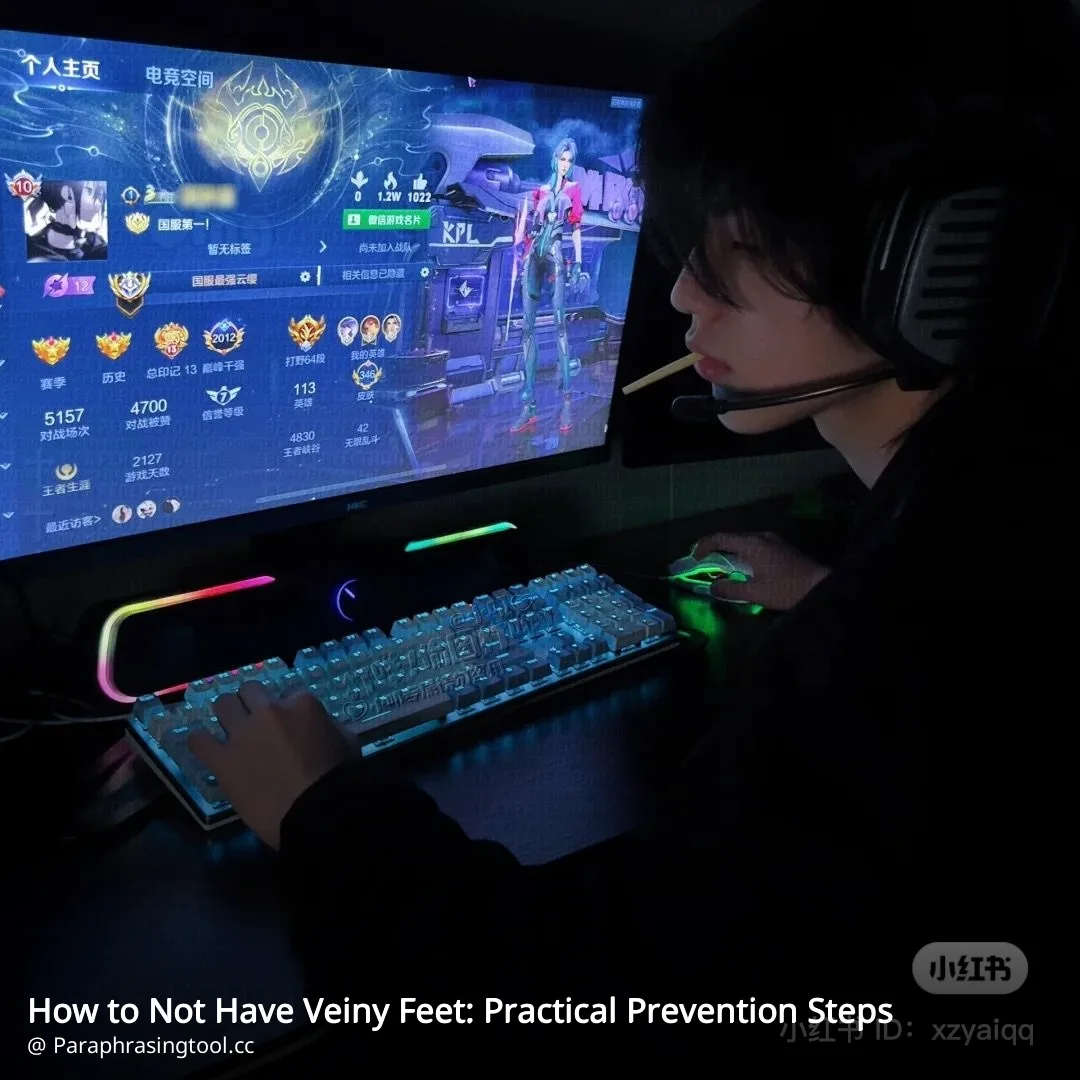 How to Not Have Veiny Feet: Practical Prevention Steps