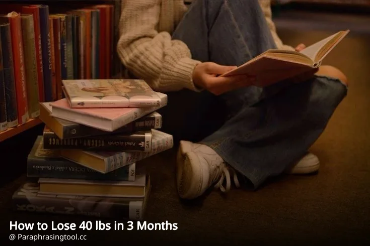 How to Lose 40 lbs in 3 Months