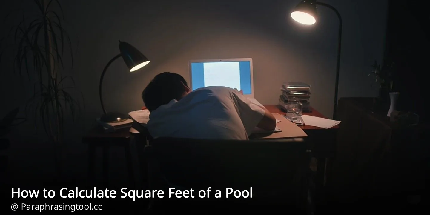 How to Calculate Square Feet of a Pool