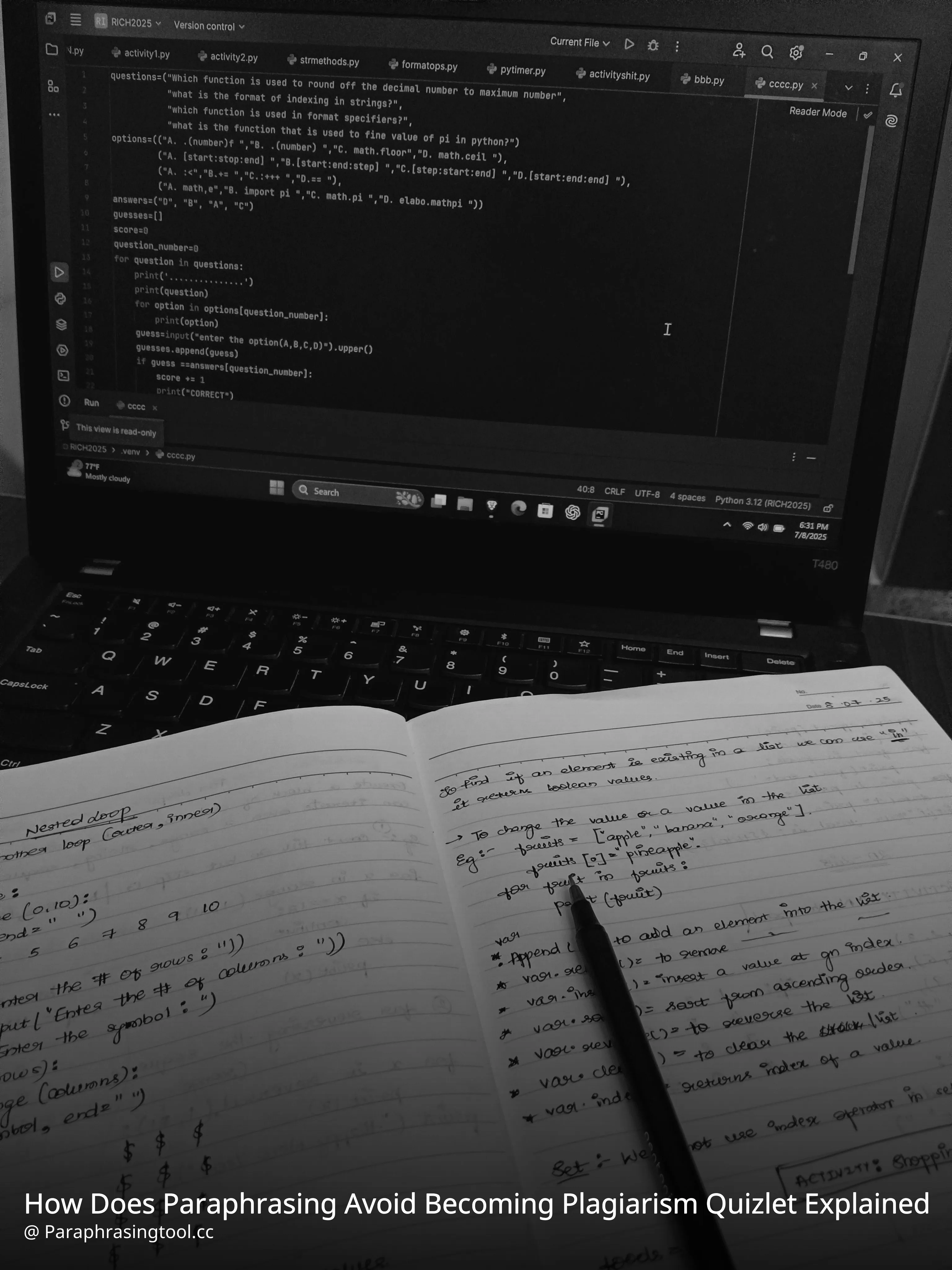How Does Paraphrasing Avoid Becoming Plagiarism Quizlet Explained