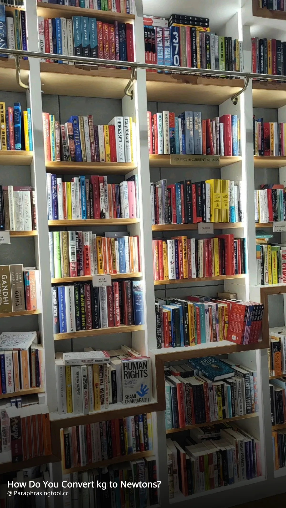 How Do You Convert kg to Newtons?