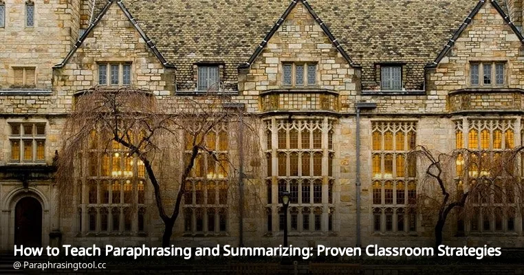 How to Teach Paraphrasing and Summarizing: Proven Classroom Strategies