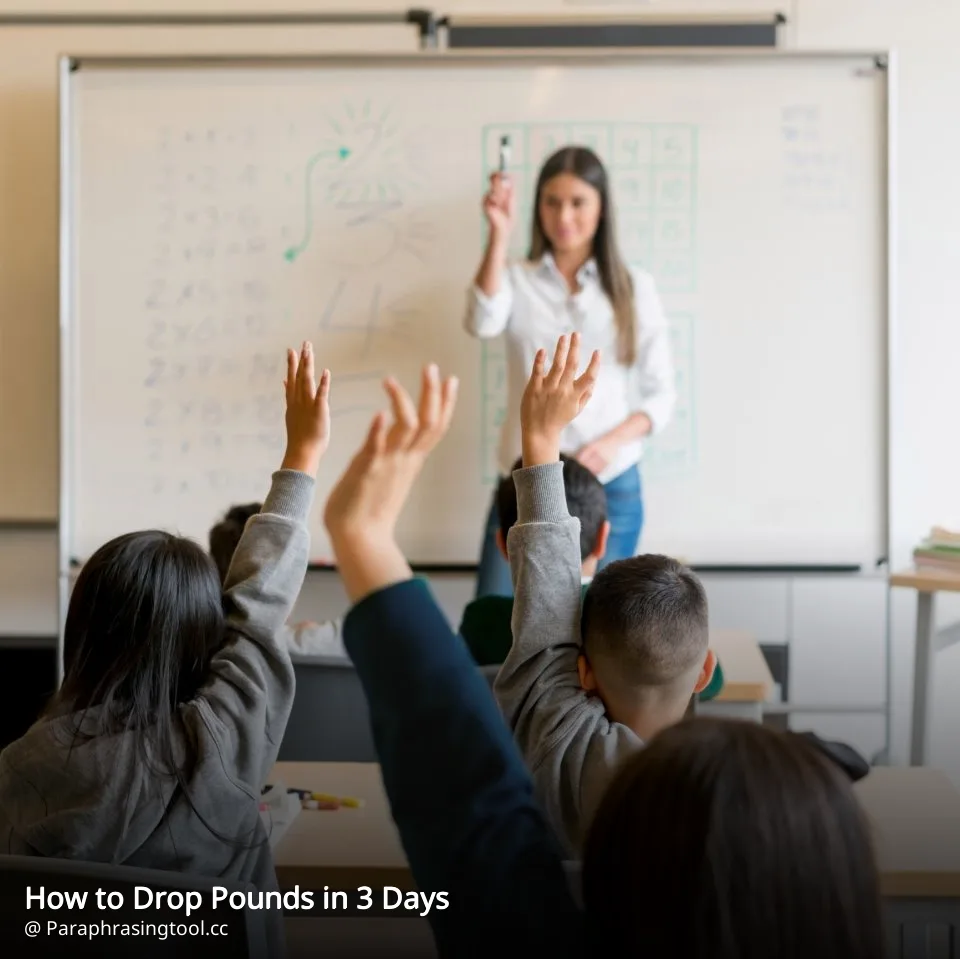 How to Drop Pounds in 3 Days