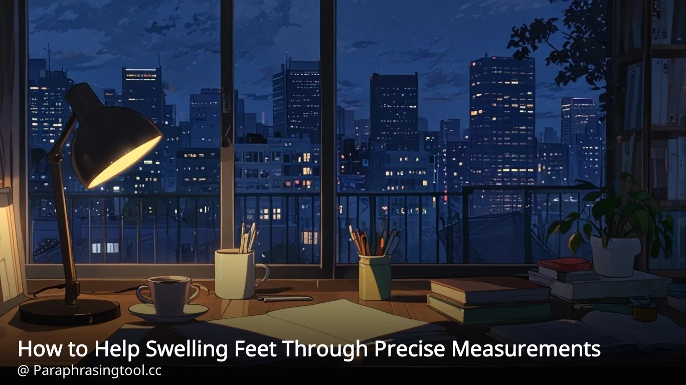How to Help Swelling Feet Through Precise Measurements