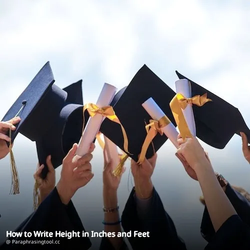 How to Write Height in Inches and Feet