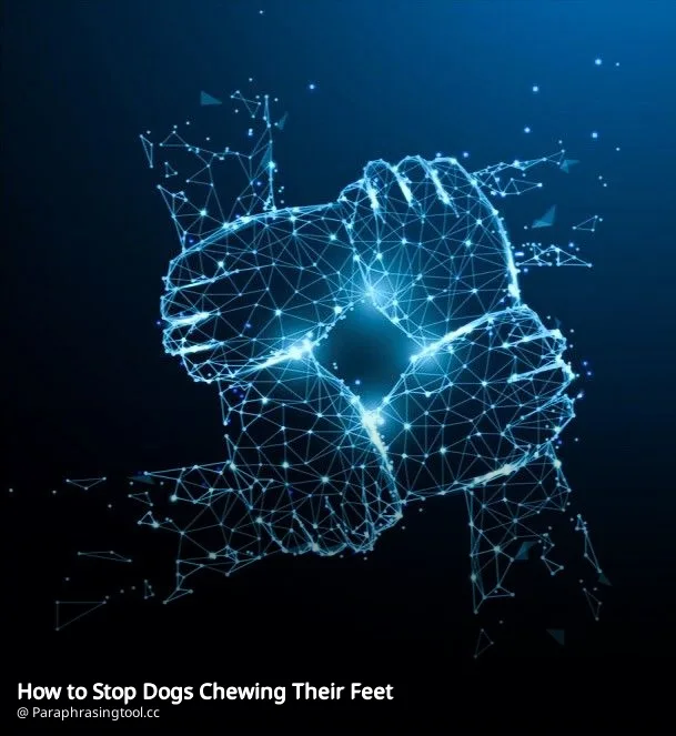 How to Stop Dogs Chewing Their Feet