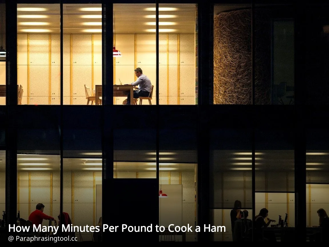 How Many Minutes Per Pound to Cook a Ham