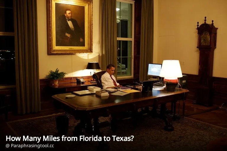 How Many Miles from Florida to Texas?