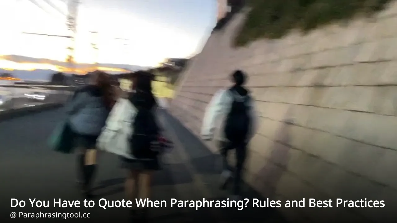 Do You Have to Quote When Paraphrasing? Rules and Best Practices