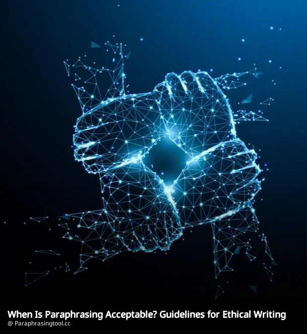When Is Paraphrasing Acceptable? Guidelines for Ethical Writing