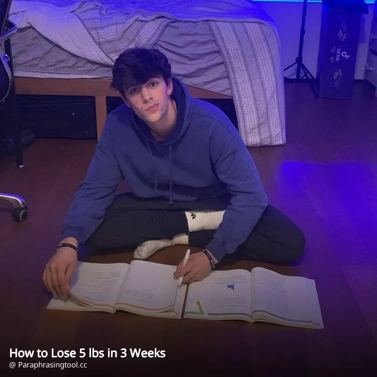 How to Lose 5 lbs in 3 Weeks