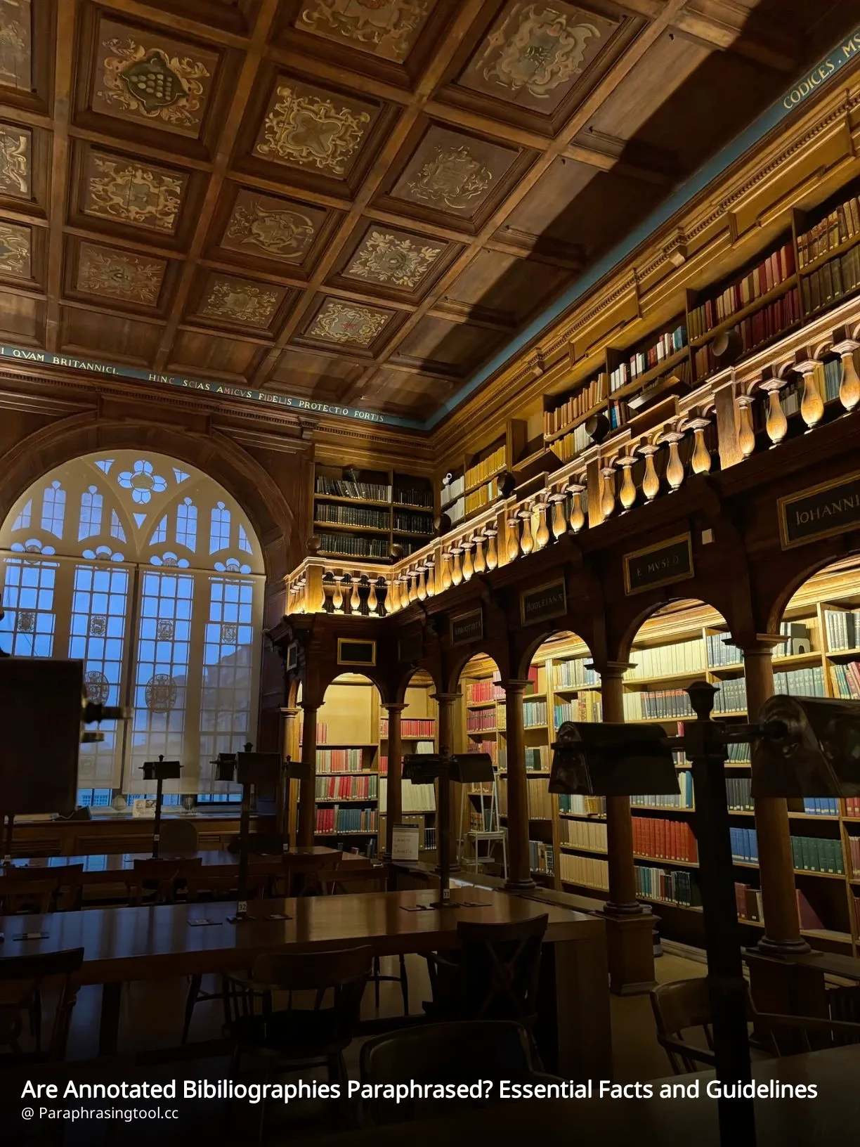 Are Annotated Bibiliographies Paraphrased? Essential Facts and Guidelines