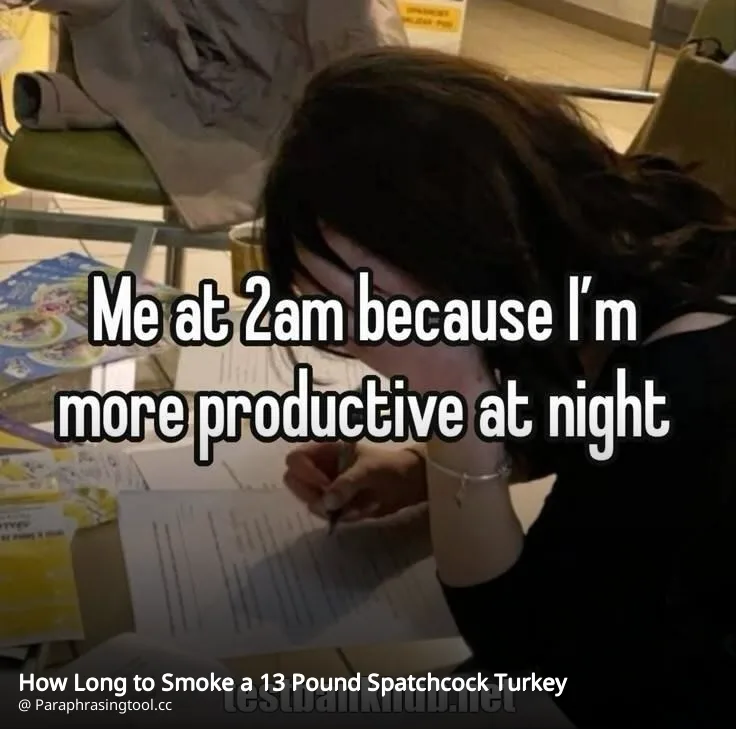 How Long to Smoke a 13 Pound Spatchcock Turkey
