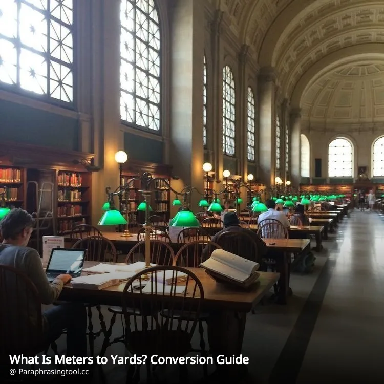 What Is Meters to Yards? Conversion Guide