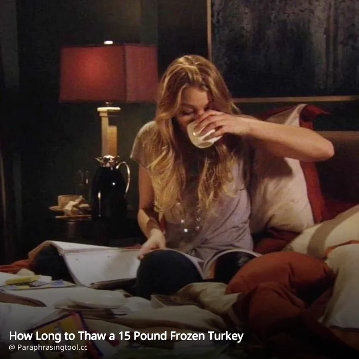 How Long to Thaw a 15 Pound Frozen Turkey