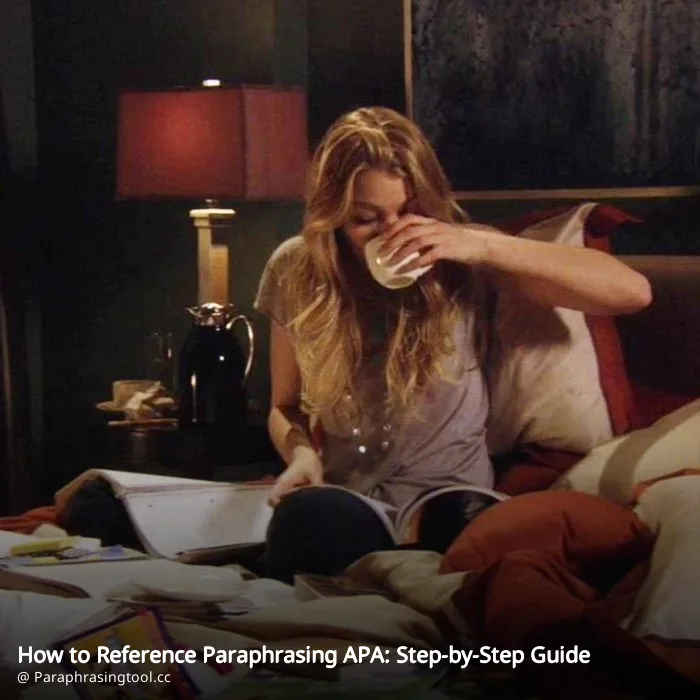 How to Reference Paraphrasing APA: Step-by-Step Guide