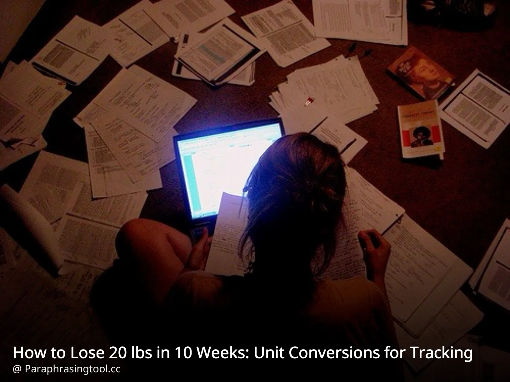 How to Lose 20 lbs in 10 Weeks: Unit Conversions for Tracking