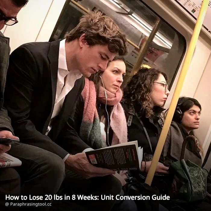 How to Lose 20 lbs in 8 Weeks: Unit Conversion Guide