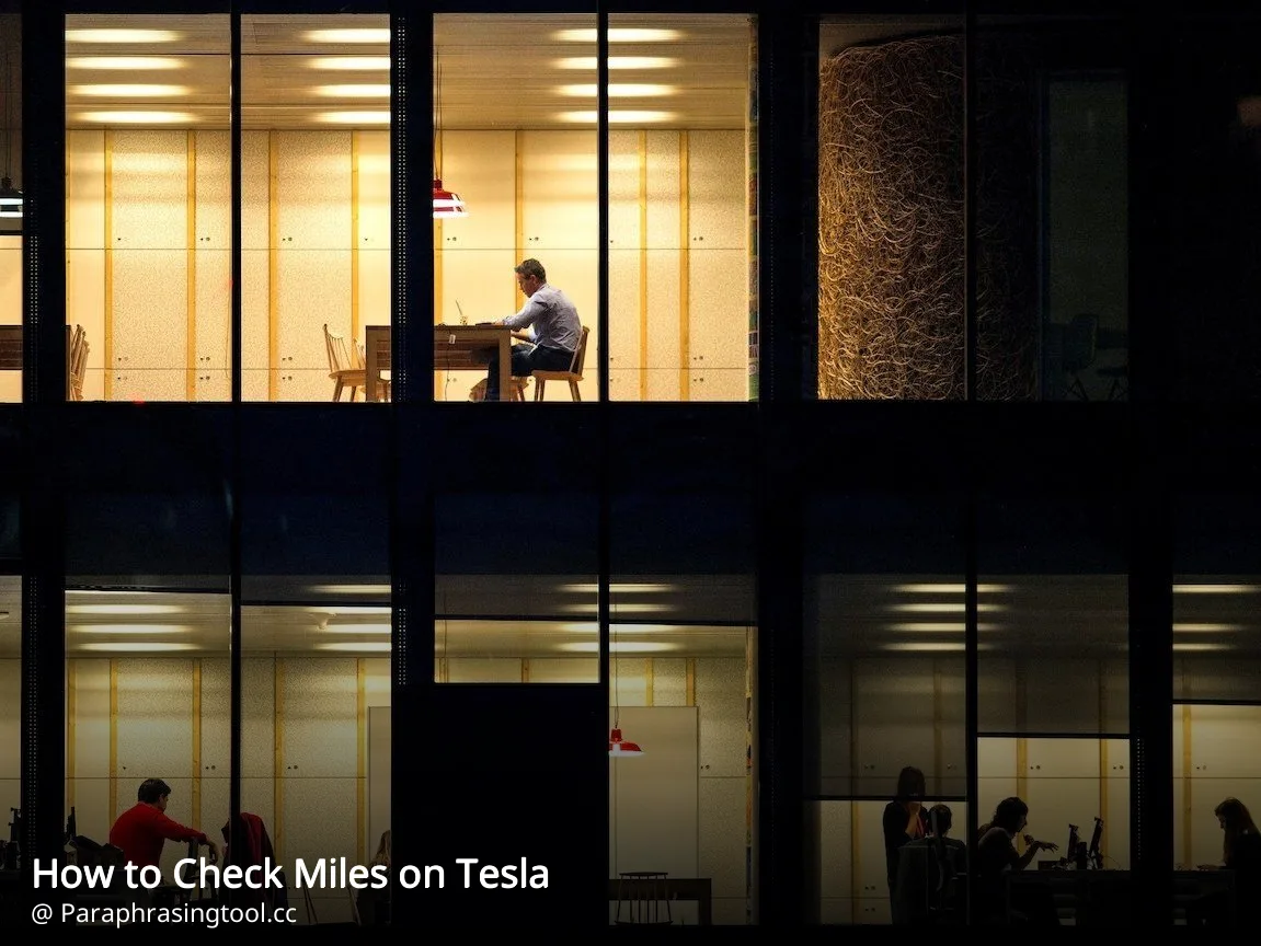 How to Check Miles on Tesla
