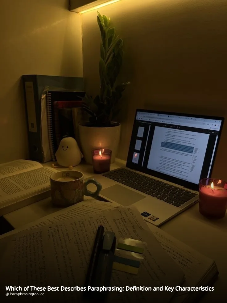 Which of These Best Describes Paraphrasing: Definition and Key Characteristics