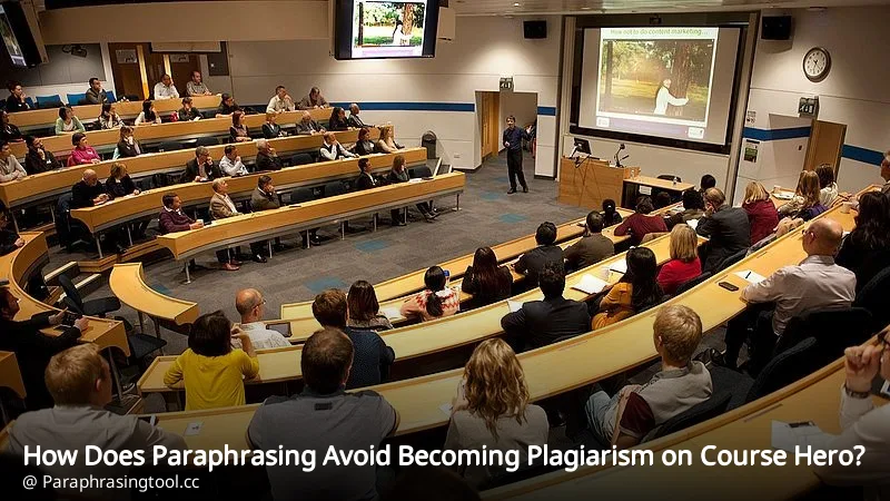 How Does Paraphrasing Avoid Becoming Plagiarism on Course Hero?