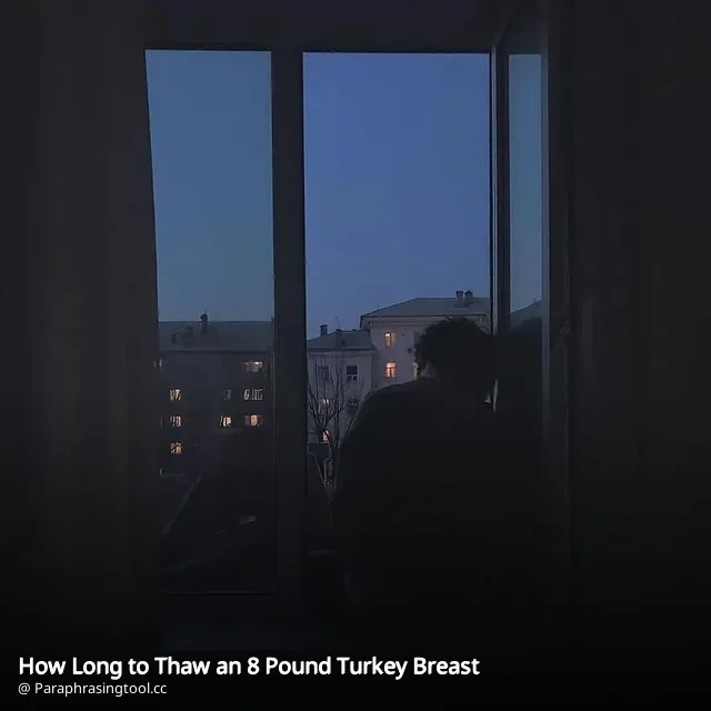 How Long to Thaw an 8 Pound Turkey Breast