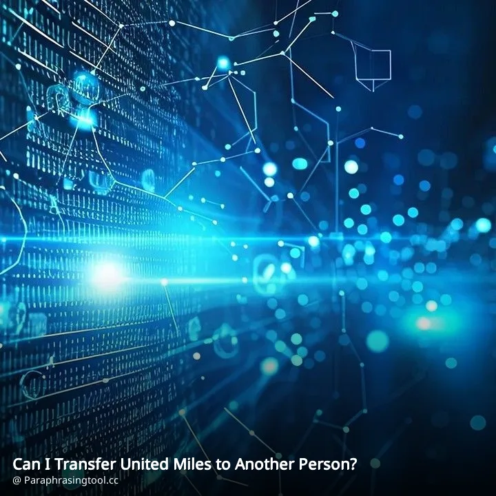 Can I Transfer United Miles to Another Person?