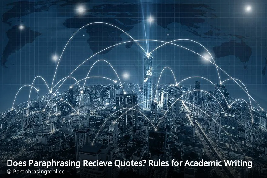 Does Paraphrasing Recieve Quotes? Rules for Academic Writing