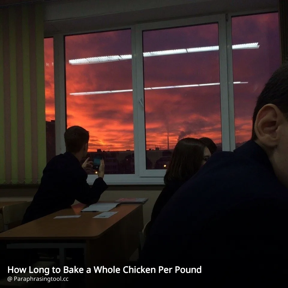 How Long to Bake a Whole Chicken Per Pound