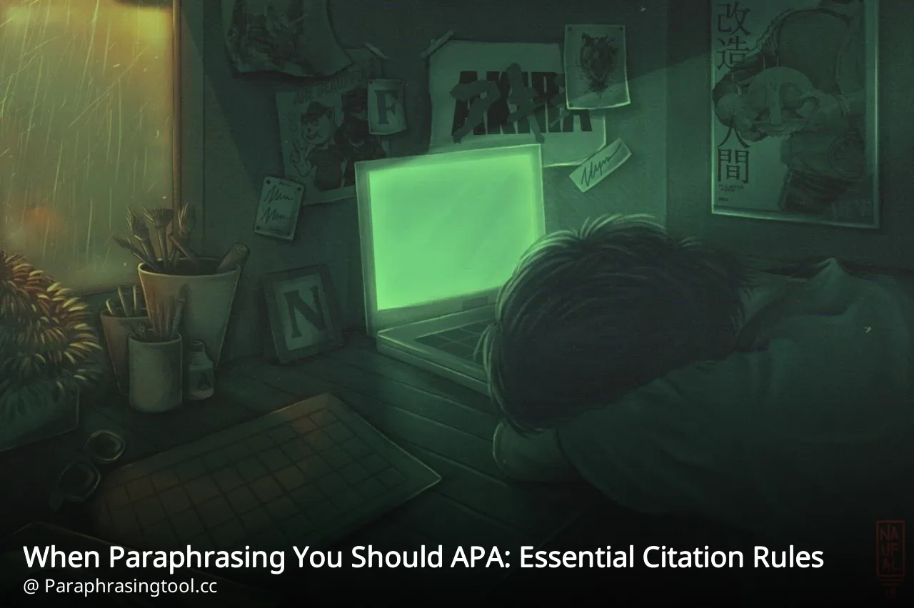 When Paraphrasing You Should APA: Essential Citation Rules